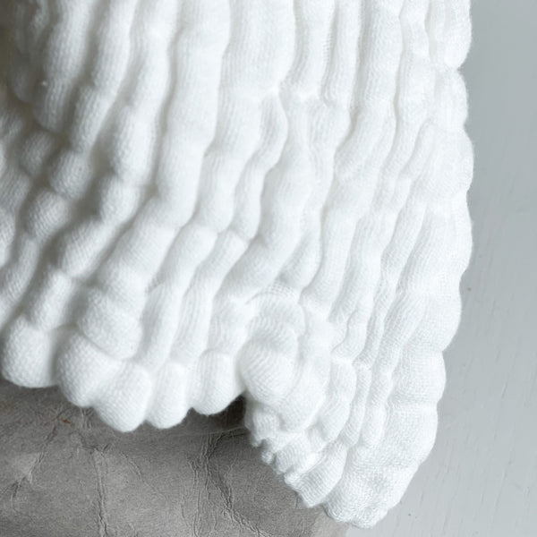 Natural Muslin Cotton Washcloth - Bundle of 3